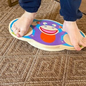 Colorful Monkey Balance Board for Kids